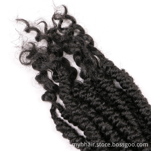 Spiral Twisted Braid Ombre 14 Inch 12 Strands/Piece Afro Twist Crochet Braids Hair Extensions Synthetic hair Crochet Braid